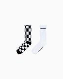 2-Pack Converse Checked Skewed Socks